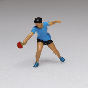 Muñeco de atleta Tenis de mesa Recibiendo A: Sakatsuu Producto terminado impreso en 3D HO(1:87) 213