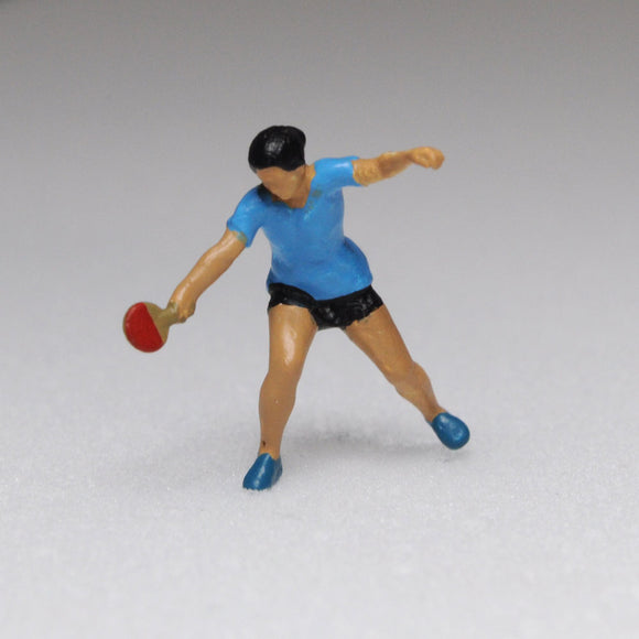 Athlete Doll Table Tennis Receiving A: Sakatsuu 3D printed finished product HO(1:87) 213