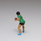 Athlete Doll Table Tennis Stance Basic Posture A: Sakatsu 3D printed finished product HO(1:87) 214