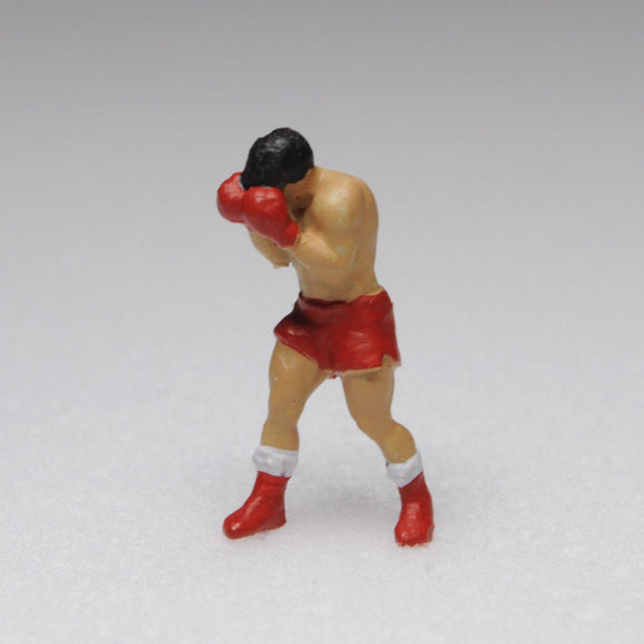 运动员娃娃拳击后卫 A：Sakatsuo 3D 打印，成品，HO (1:87) 219