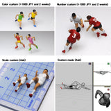 Athlete Doll Rugby Tackle B: Sakatsuo 3D 打印成品 HO(1:87) 227