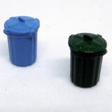 "Model" Polyethylene Bucket (Garbage Bucket) 6 pieces : Sakatsu 3D Printed Unpainted Kit HO(1:80 ) 709