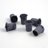 "Model" Polyethylene Bucket (Garbage Bucket) 6 pieces : Sakatsu 3D Printed Unpainted Kit HO(1:80 ) 709