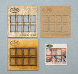 Kit de caja de madera para dulces : Sakatsuo Kit sin pintar HO(1:87) 1301