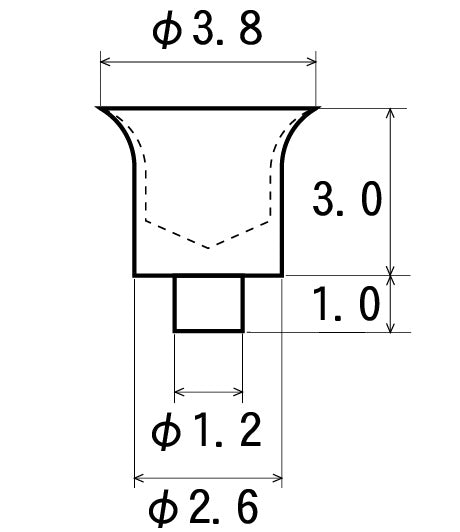 Air Funnel 2.6-3.0 4pcs: Sakatsuo Detail Up 1:24 3210