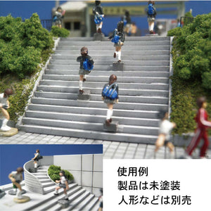 [Model] 45 Degree Staircase Parts - Flexible Staircase 45 Degree Type Note: Kobaru Equivalent: Sakatsuo Unpainted Kit N(1:150) 3721
