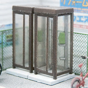 [Modelo] Cabina telefónica Ámbar Nota: Equivalente de Kobaru: Sakatsuo Kit sin pintar N (1:150) 3741