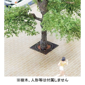 [Model] Street Tree Cover (Square) Kobaru Equivalent: Sakatsuu Kit N (1:150) 3863