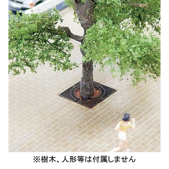 [Modelo] Street Tree Cover (Cuadrado) Equivalente de Kobaru: Sakatsuu Kit N (1:150) 3863