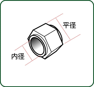 Junta hexagonal, plana de 1,5 mm: Sakatsu, detalle arriba, sin escala 4453