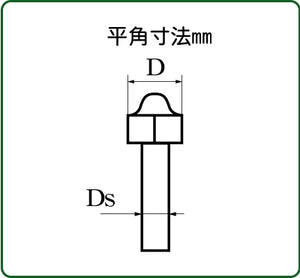 Bag nut 0.9mm flat diameter : Sakatsu Detail Up Non-scale 4497