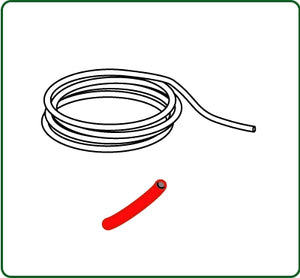 Cordón extrafino, diámetro exterior aprox. 0,38 mm, color rojo: Material Sakatsu Sin escala 4511