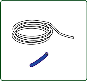 Cordón ultrafino, diámetro exterior aprox. 0,38 mm, color azul: Material Sakatsu Sin escala 4513