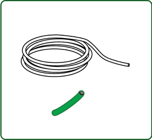Cordón superfino, diámetro exterior aprox. 0,38 mm, color verde: Sakatsu Material: Sin escala 4514