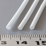 Fibre tube, outer diameter 2.3mm, white.