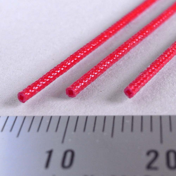 Tubo de fibra Diámetro exterior 1,4 mm Rojo: Sakatsu Material Sin escala 4531