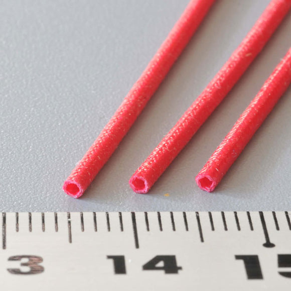 Tubo de fibra Diámetro exterior 1,8 mm Rojo: Sakatsu Material Sin escala 4532