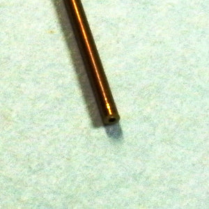 Brass pipe 0.4mm outer diameter, 0.2mm inner diameter : Sakatsu Material Non-scale 4627