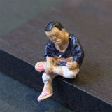 Sakatsu Dolls Series Manabe Collection - Edge-to-edge Shogi Man A : Sakatsu Painted Complete HO(1:87) 7525