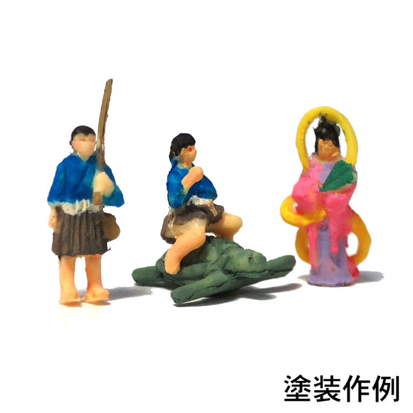 Sakatsuu Fairy Tale Series Urashima Taro Set: Sakatsuu Kit sin pintar N(1:150) 7909