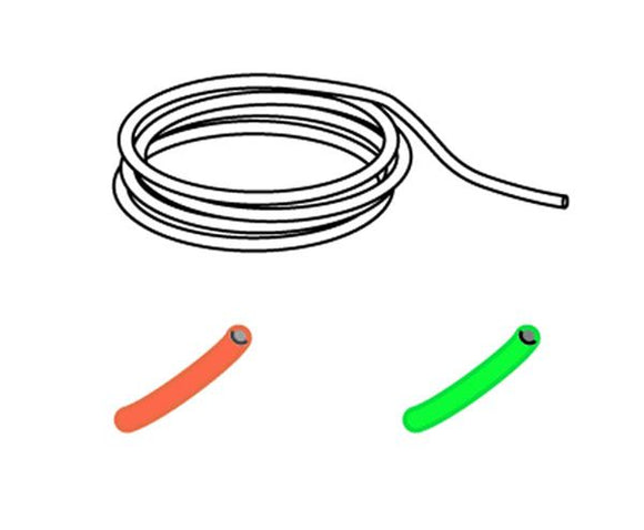 Cordón superfino aprox. Diámetro exterior de 0,15 mm (30 m cada rojo y verde): N5038