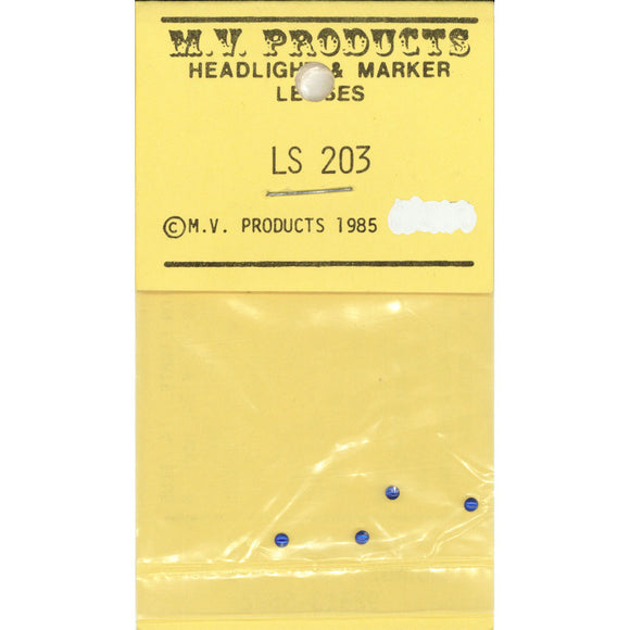 Lentes de luz ficticias [Azul] Diámetro 2,2 mm 4 piezas: MV Productos Materiales Sin escala LS203