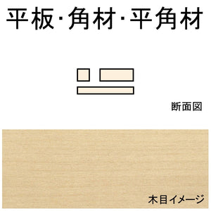 Flat, square and rectangular wood 0.8 x 0.8 x 600 mm 10 pcs : Northeastern Wood Non-scale 70120