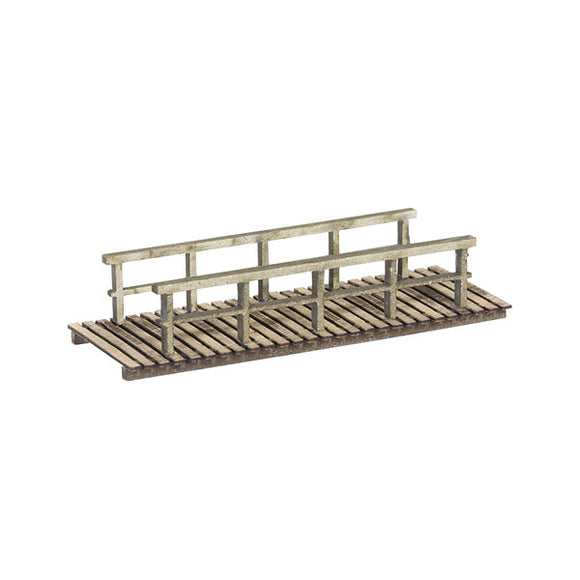 Pequeño puente de madera: kit de montaje Noch N (1:160) 14620