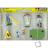 Park Play Equipment Accessory Set : Noch Finished product set HO(1:87) 14814