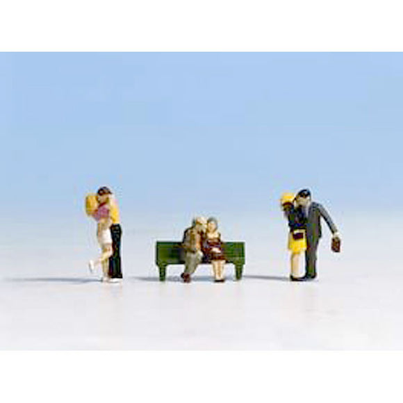 The Lovers (Couple) : Noch painted complete set HO(1:87) 15510