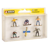 Snowboarders : Noch painted complete set HO(1:87) 15826