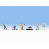 Snowboarders : Noch painted complete set HO(1:87) 15826