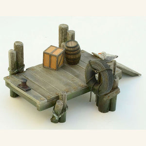 Old piers (pier) : Reality in scale: Fredericks unpainted kit 1:35 35196