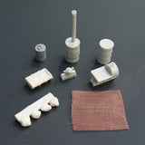 Hastily built drum stoves during WWII : Reality in Scale: Fredericks unpainted kit 1:35 35209