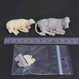 Lying Cow and Calf : Reality in Scale : Fredericks Unpainted Kit 1:35 RIS35219