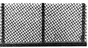 Wire mesh fence 27 x 1200mm: PLASTRACT plastic HO (1:87) 90451