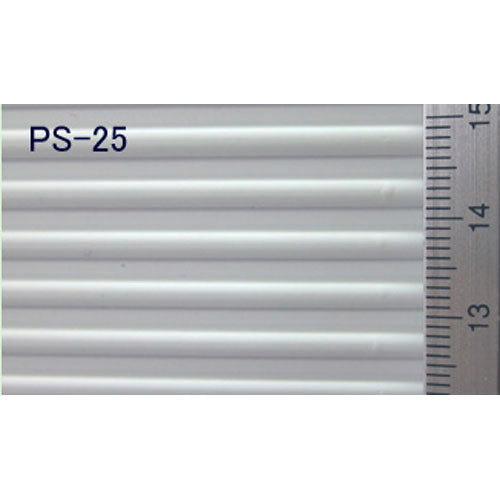 Corrugated corrugated siding, 2 ply: PLASTRACT PLASTIC 1:32 PS-25