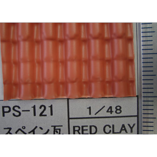 西班牙屋顶瓦片 : Plastruct 塑料 1:48 PS-121(91637)
