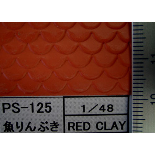 Fish thatching: Plastruct plastic O(1:48) PS-125(91651)
