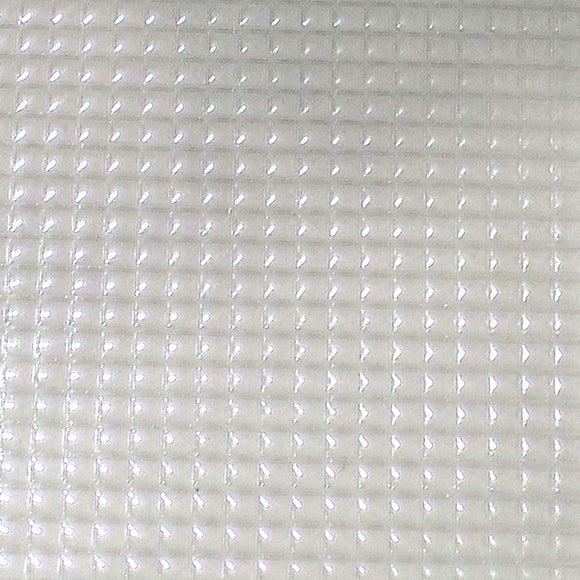 方形瓷砖（透明）：Plastruct 塑料材料，无鳞 PSC-43
