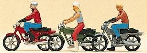 Young Motorcycle Rider : Preiser - Painted Complete HO (1:87) 10126