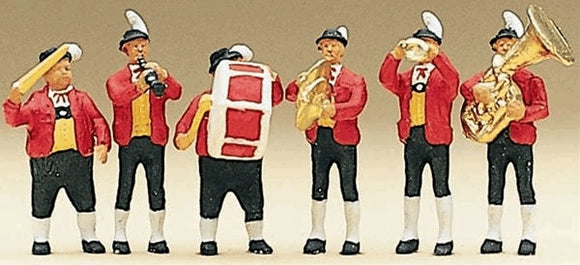Tyrol Band in Traditional Costume : Preiser - Painted Finish HO(1:87) 10206