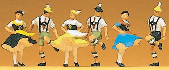 Bavarian Folk Dance: Preiser - Finished product HO (1:87) 10240