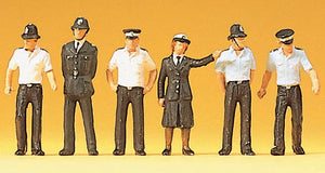 Policía británico: Preiser - Acabado pintado HO(1:87) 10371