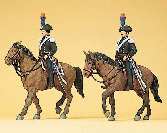 Mounted Italian Policeman : Preiser - Painted HO(1:87) 10398