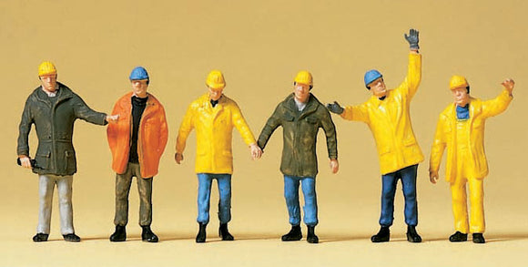 Trabajador con ropa de protección: Preiser - Producto terminado HO(1:87) 10423