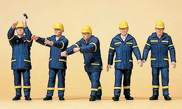 German Federal Technical Assistance Corps (THW) - Logging Crew - Preiser - Finished product HO (1:87) 10432