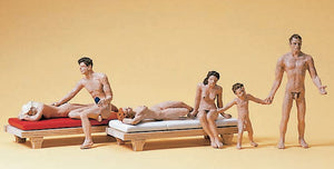 Gente nudista en la playa: Prizer pintado completo HO (1: 87) 10439
