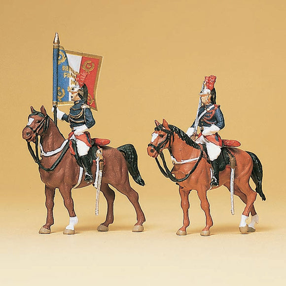 Garde R?publiqu?ne (French Gendarmerie) mounted policeman, flagman : Prizer, painted, complete HO(1:87) 10460