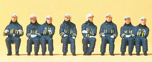 Seated Fireman : Preiser - Painted Finish HO(1:87) 10483